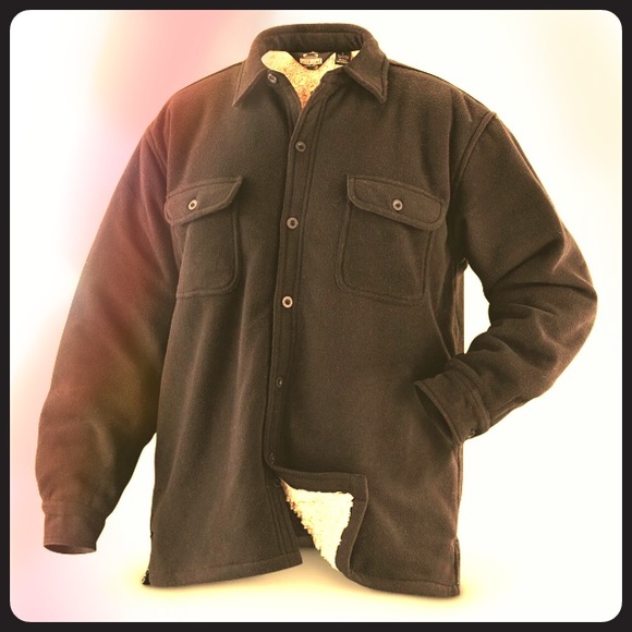 mens fleece coat